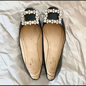 Black flats from Kate Spade